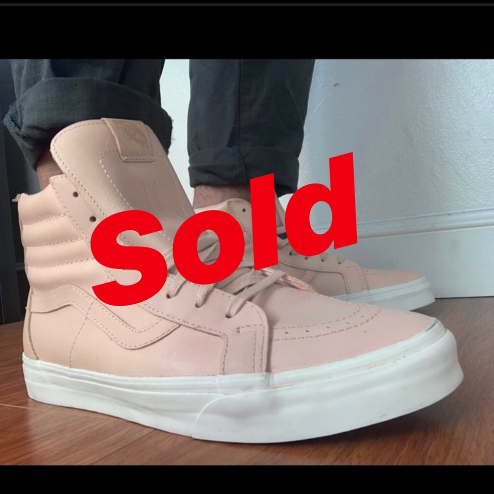 Leather Vans (vegan) Stunt on em all Summer 19